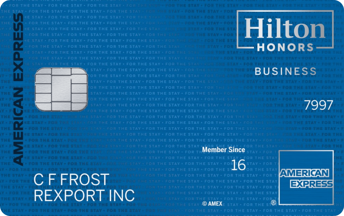 The Hilton Honors American Express Business Card Logo